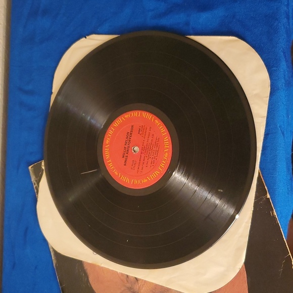 Willie Nelson Sings Kristofferson retro vtg vinyl record (damaged) - Picture 7 of 10